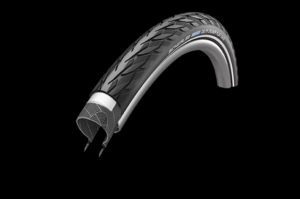 SCHWALBE ULKORENGAS 37-622 MUSTA DELTA CRUISER PLUS pistosuojattu heijastimella-0