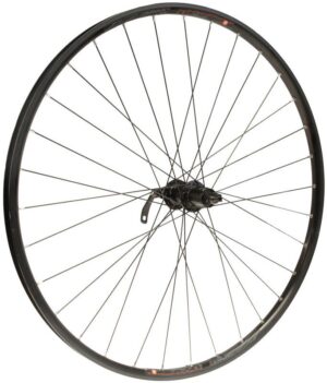 TAKAPYÖRÄ 622 musta 8/9 levyjarrunapa IS 28" tuplapohja vanne