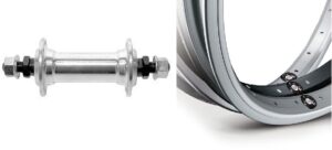 ETUPYÖRÄ 559 hopea Alumiininapa 3/8" mutterein 26''-0