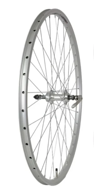 TAKAPYÖRÄ 622 hopea 7-v kiertein 28" tuplapohja vanne