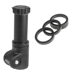 OHJAINPUTKEN JATKOADAPTERI 1.1/8" Musta nostaa max 7cm-0