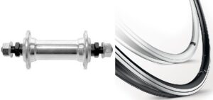 ETUPYÖRÄ 622 Alumiininapa 3/8" mutterein tuplapohja vanne-0