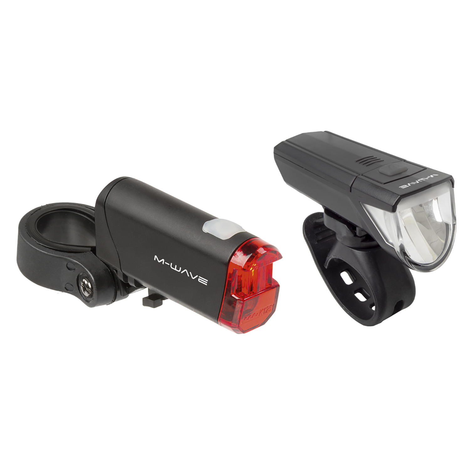Valosarja M-WAVE Atlas K51 30/15 Lux LED etu / taka pattereineen - Image 2