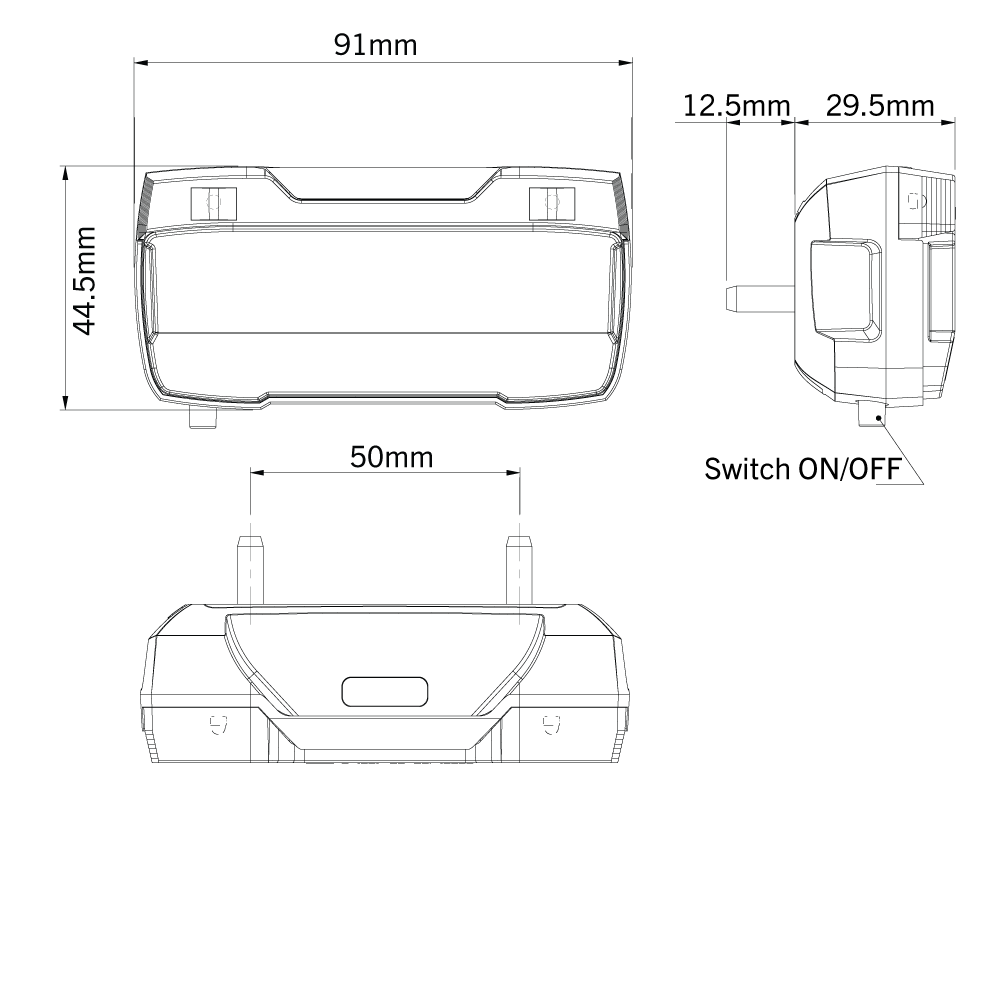 TAVARATELINEHEIJASTIN HERRMANS LED H-Trace pulttijako 50mm-2744